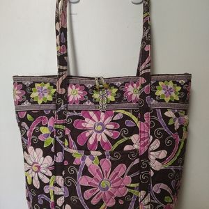 Vera Bradley Paisley shoulder tote